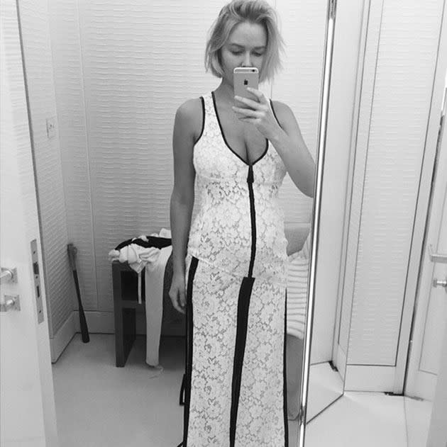 Is this Lara Bingle's wedding gown? Photo: Instagram