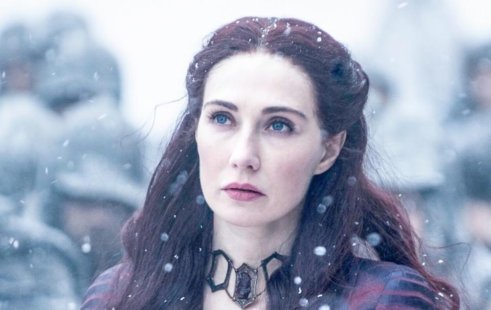 'I will always be grateful for being asked to portray that very powerful, profound character': van Houten as Melisandre in Game of Thrones - HBO