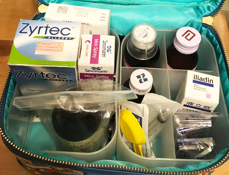 Keeping medicine organised. (Photo: Mummy and Daddy Daycare)