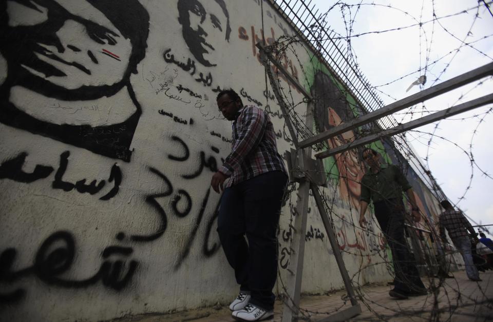 Memorial at Egypt's Tahrir Square