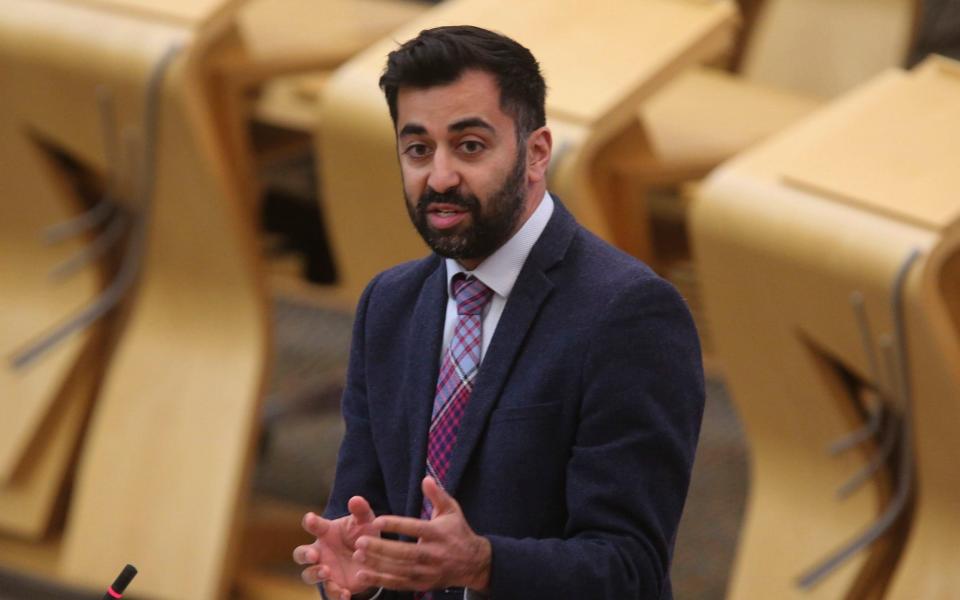 Humza Yousaf, the SNP justice secretary, is steering the Bill through Holyrood - Fraser Bremner/PA