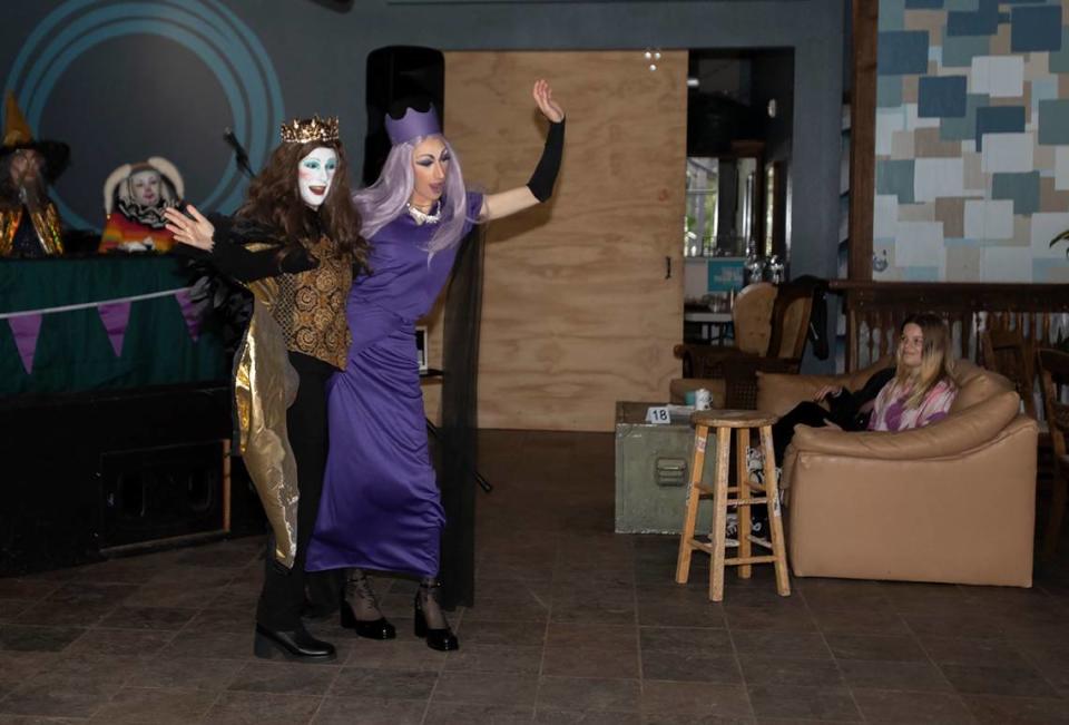Gray Gautereaux and their partner Jade Iskander founded the House of Mello-Havoc, a collective of drag artists who perform in San Luis Obispo. They hosted a fairytale-themed drag show at Bang the Drum Brewery on March 23, 2024.