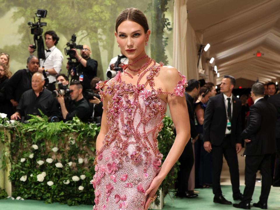 Karlie Kloss attends The 2024 Met Gala Celebrating “Sleeping Beauties: Reawakening Fashion” at The Metropolitan Museum of Art on 6 May 2024 in New York City. (Getty Images)