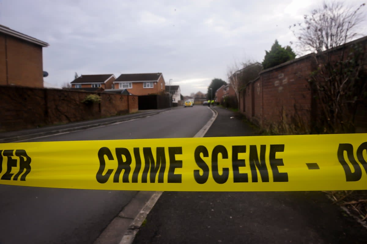 Crime scene tape (Ben Birchall/PA) (PA Archive)