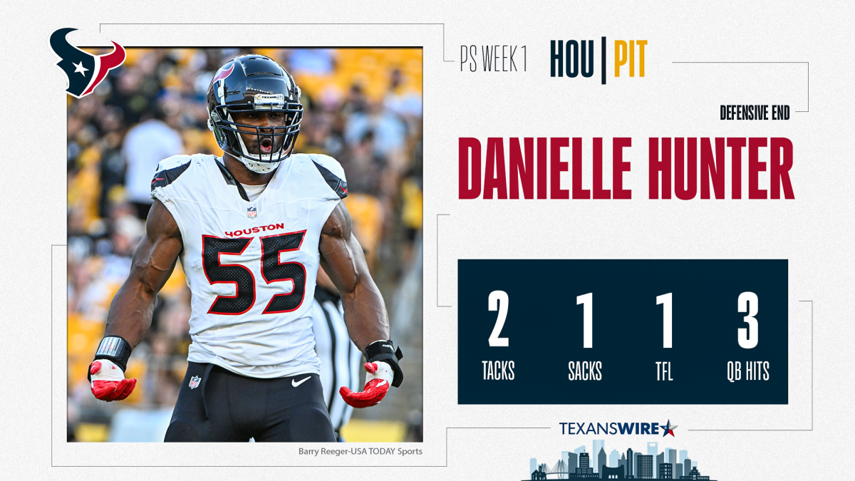 Texans vs. Steelers Player of the Game DE Danielle Hunter Yahoo Sports