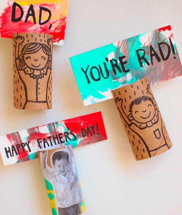 Dad Rocks Paperweight Craft - Crafts by Amanda - Father's Day Crafts