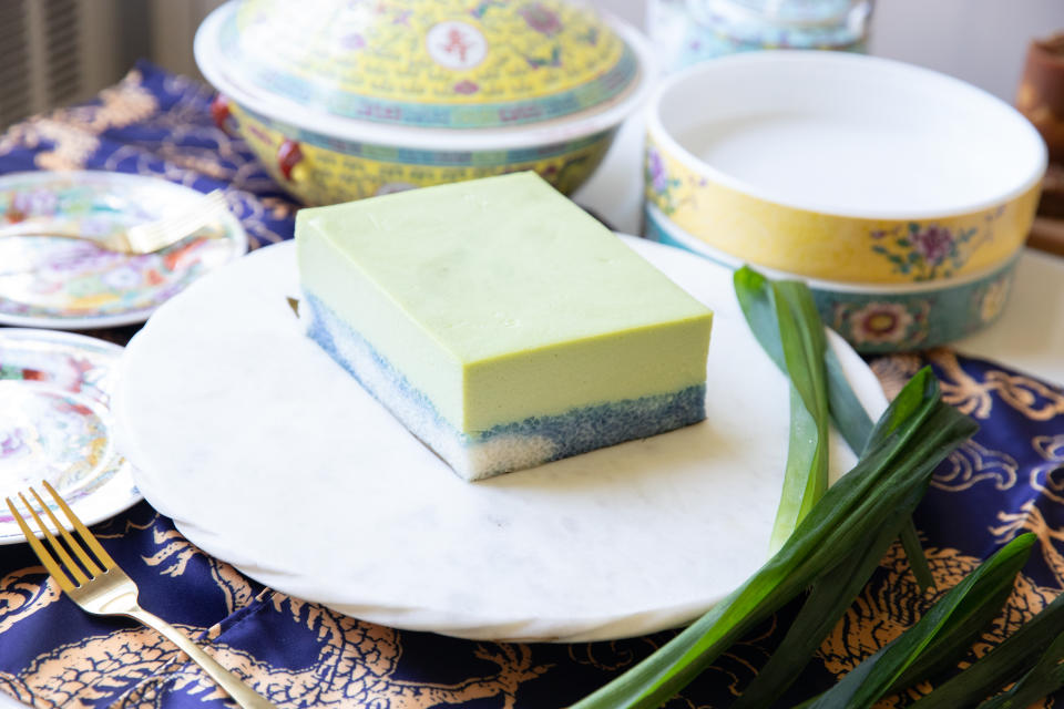 Lady Wong offers such traditional pastries as panan custard.