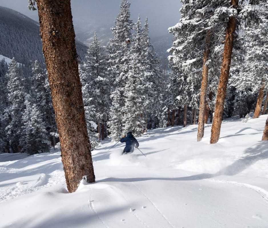 <em>Know before you go—73 percent of Arapahoe Basin's 1,400 skiable acres is labeled expert terrain. </em><p>Lucas Herbert/Arapahoe Basin Ski Area</p>