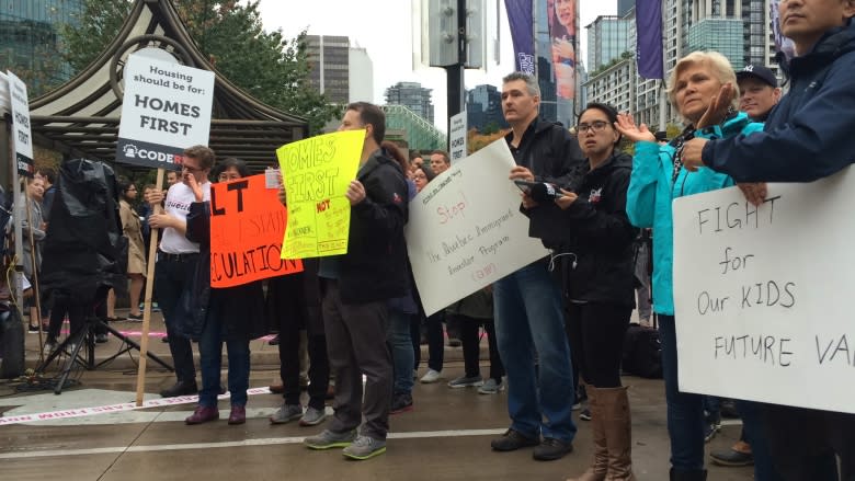 New affordable housing advocacy group holds vocal Vancouver rally