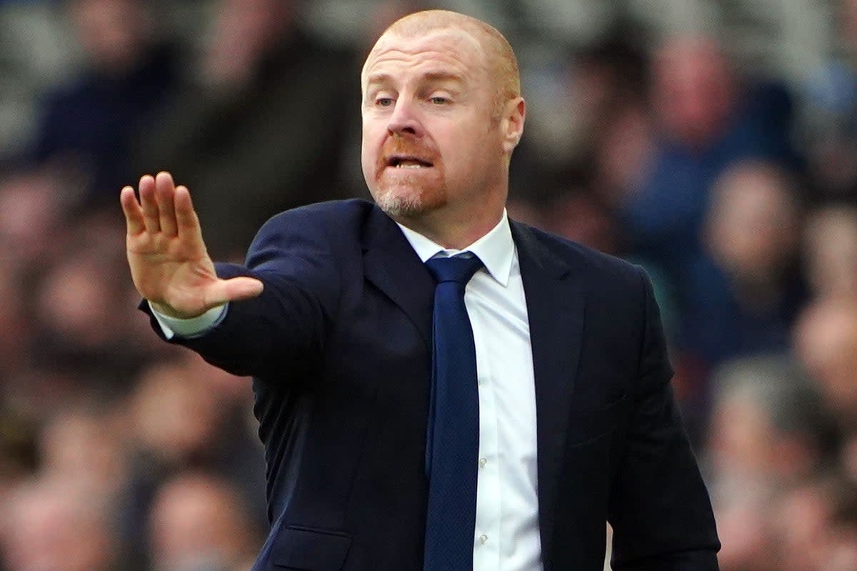 Everton manager Sean Dyche is refusing to trust to luck in the battle for Premier League survival (Peter Byrne/PA) (PA Wire)