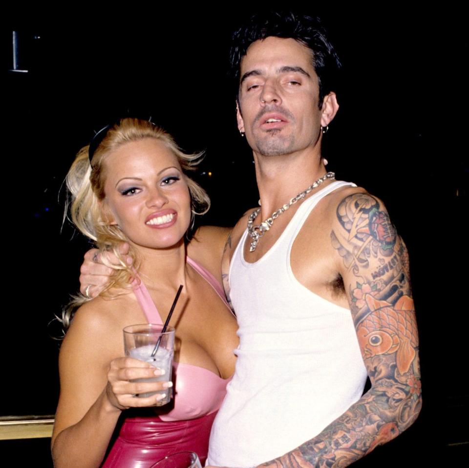 Pamela Anderson and Tommy Lee - WireImage