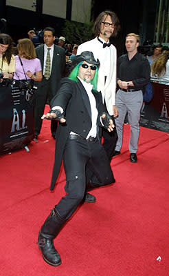 The dudes from Ministry at the New York premiere of Warner Brothers' A.I.: Artificial Intelligence