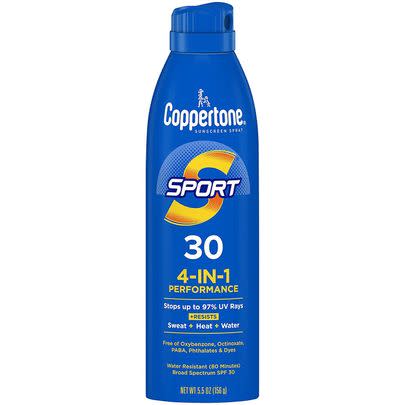 Coppertone Sport sunscreen spray