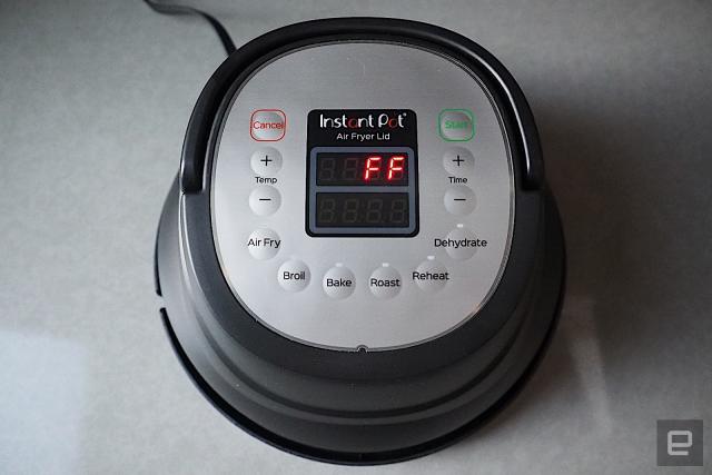 The Instant Pot Air Fryer Lid works as promised, but only for small batches