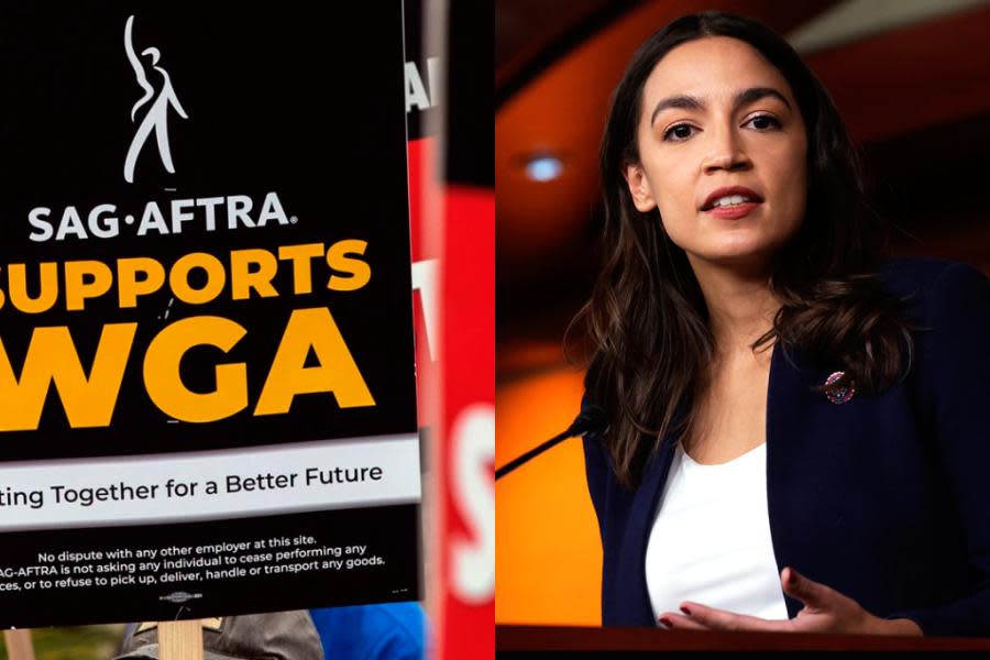 Alexandria Ocasio-Cortez se une a la huelga de actores y guionistas: Esta es una lucha contra la codicia