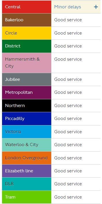 There are minor delays on the Central Line (TfL)