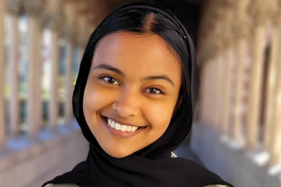 Asna Tabassum, USC’s 2024 valedictorian, was barred from speaking at this year’s commencement ceremony (CAIR Greater Los Angeles)