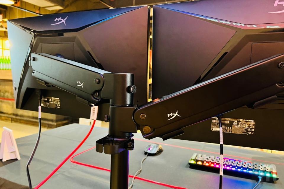 HyperX品牌首款Armada系列電競螢幕正式登台，透過支架對應更彈性使用模式