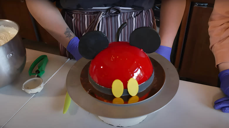 Mickey Mouse cake at Amorette's Patisserie