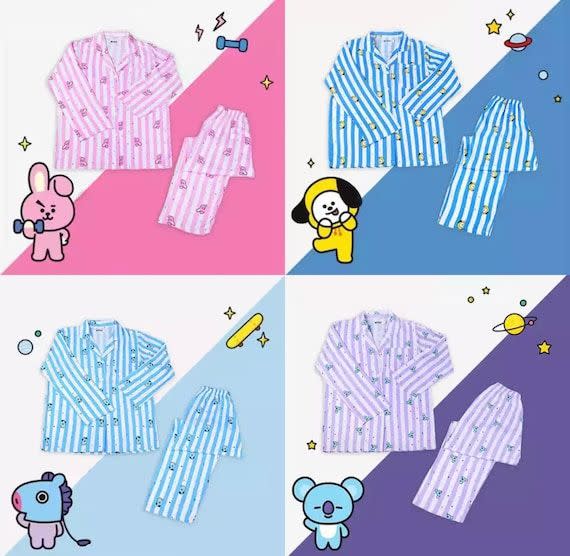 14) BTS BT21 Pajamas