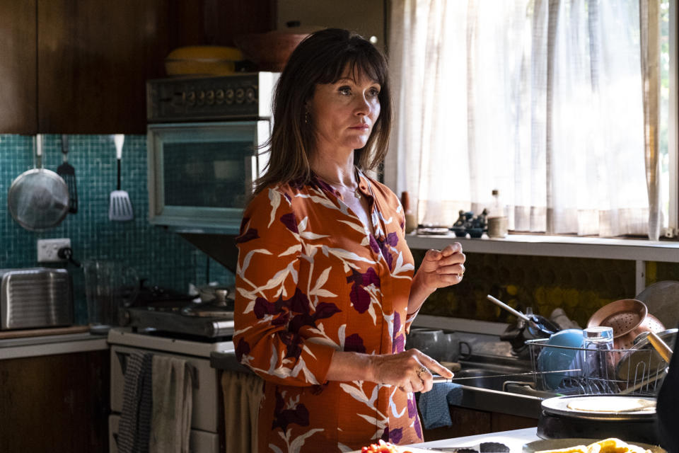 This image released by IFC Films shows Essie Davis in a scene from "Babyteeth." (IFC Films via AP)