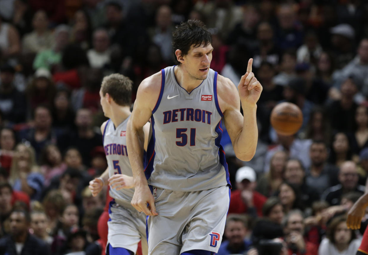 Boban Marjanovic saw his fantasy value increase after getting traded to L.A. (AP Photo).