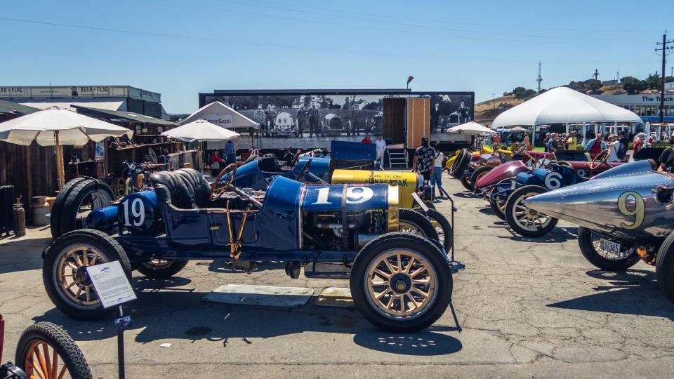 pebble beach cars at laguna seca