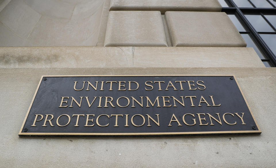 FILE - The Environmental Protection Agency (EPA) Building is shown in Washington, Sept. 21, 2017. (AP Photo/Pablo Martinez Monsivais, File)