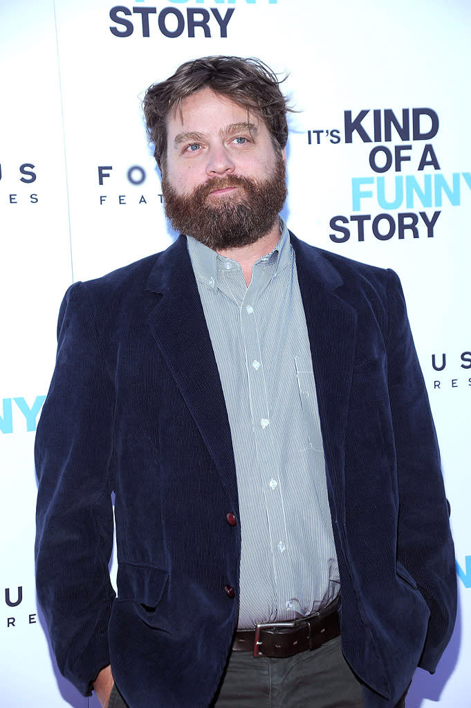 Its kind of a funny story NYC premiere 2010 Zach Galifianakis