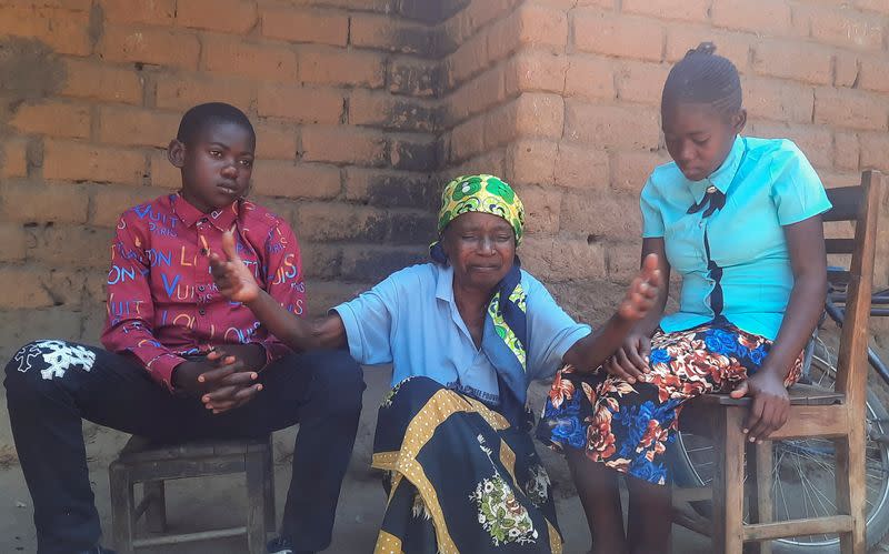 Children reunited with their families amid Congo conflict, in Manono