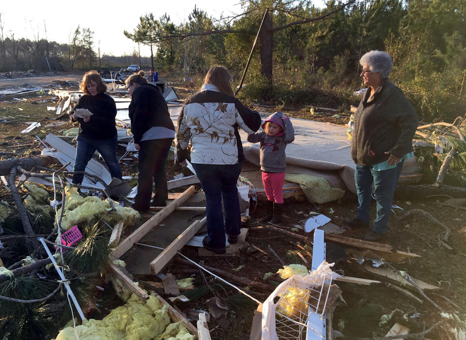 Severe storms hit the South