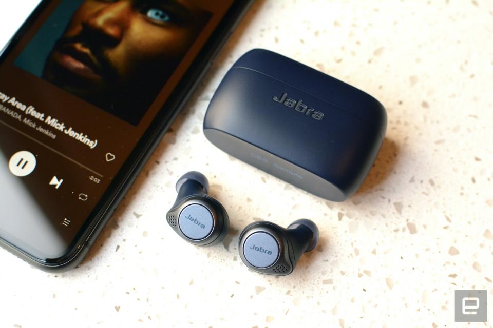 Jabra's sporty version of its Elite 75t earbuds offers better battery life, increased water resistance and more for $199.