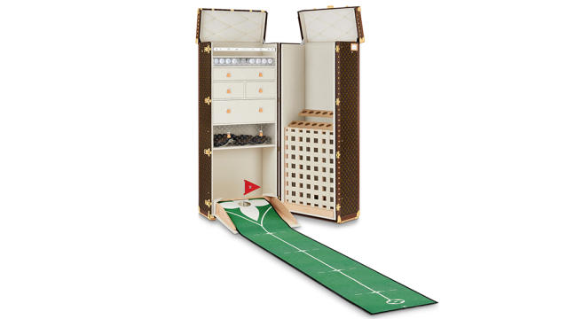 Louis Vuitton Just Dropped a Chic New Golf Trunk With a Roll-Out Putting Mat