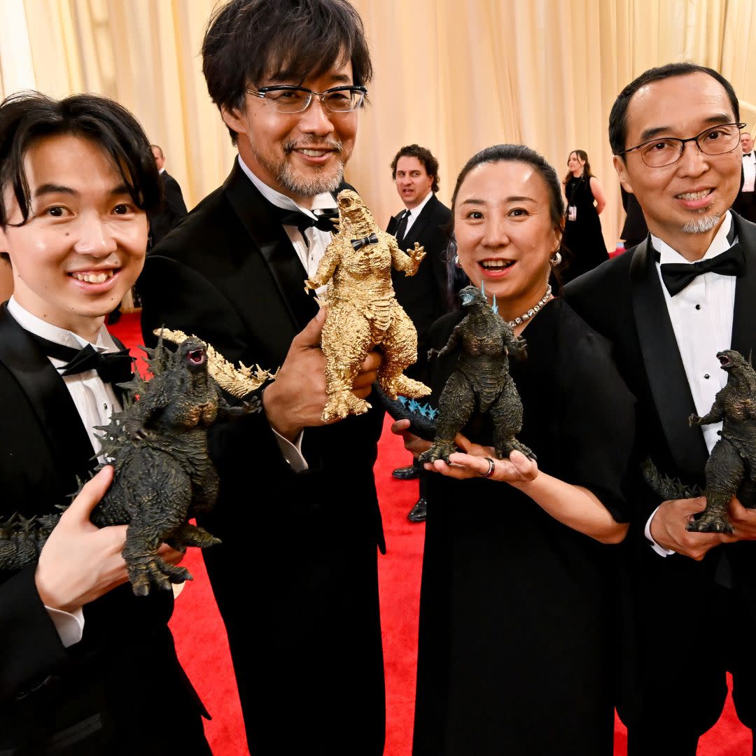  Godzilla Minus One cast at the 2024 Oscars. 