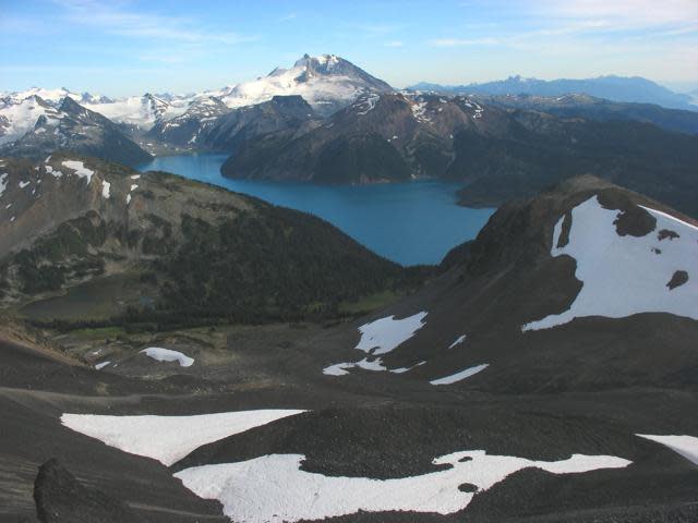 Mount Garibaldi, Lake, and Scree