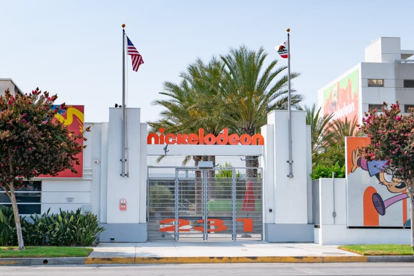 BURBANK, CA - AUGUST 19: General view of Nickelodeon animation studios on August 19, 2020 in Burbank, California. (Photo by AaronP/Bauer-Griffin/GC Images)