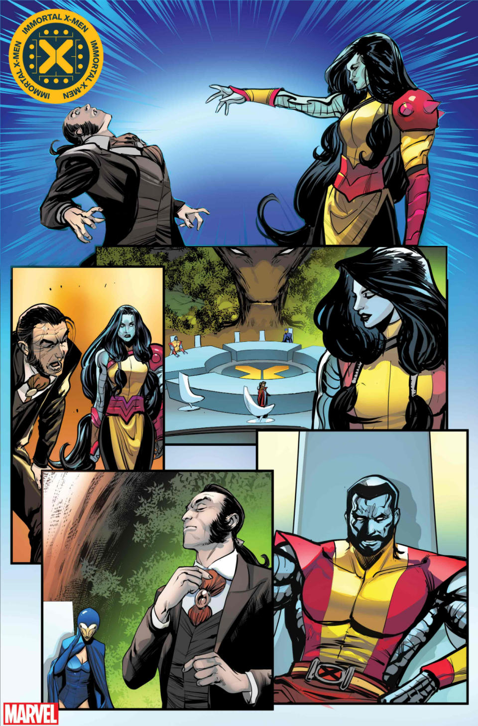 Immortal X-Men #12 interior pages