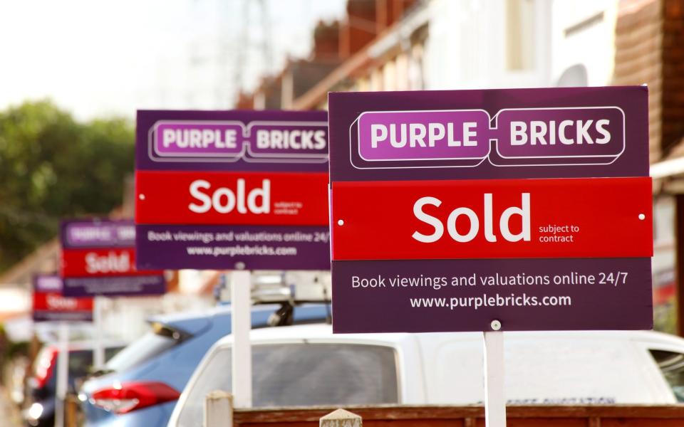 Purplebricks has been sold to rival online estate agent Strike for £1 - Purplebricks/PA