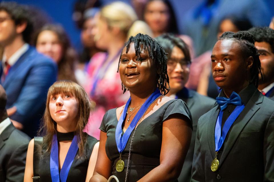 High school seniors from Leon County Schools were recognized for their academic achievements in 15 categories during the 19th Best & Brightest ceremony at the Ruby Diamond Concert Hall on Wednesday, May 15, 2024.