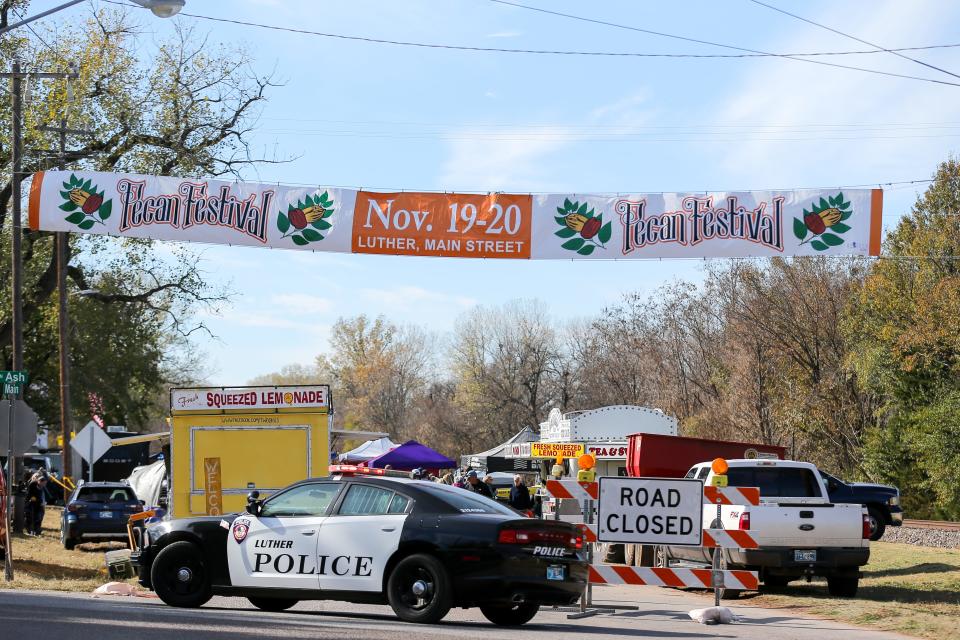 The 2022 Luther Pecan Festival is seen in Luther.