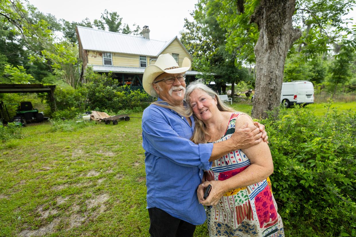 Maggie and Mike McKinney are still picking up the pieces of their home and their life since Hurricane Michael struck their Bay County, Fla., home in 2018.