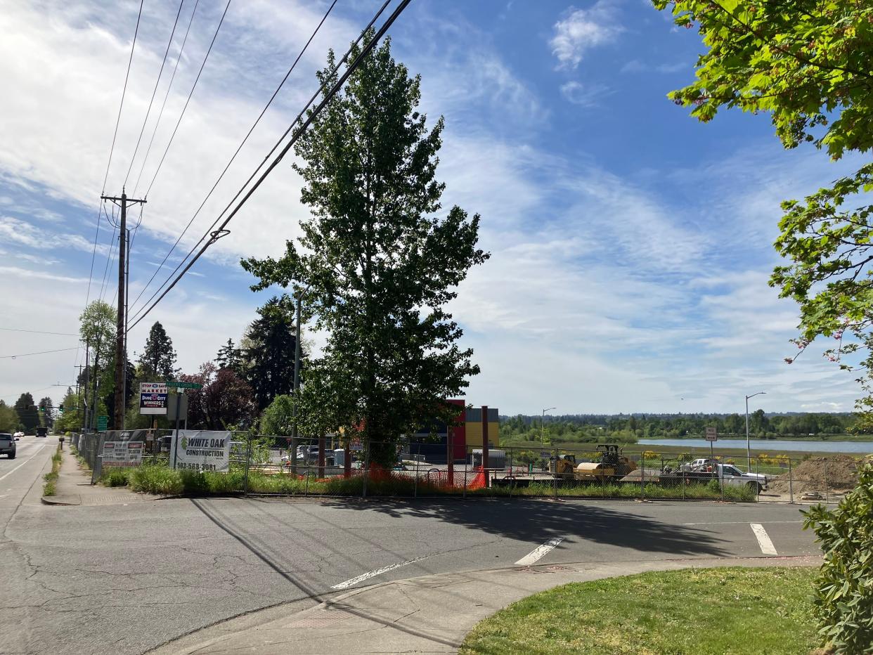 A gas station and retail building are planned for the corner of Lancaster Drive near Hagers Grove Road in southeast Salem.