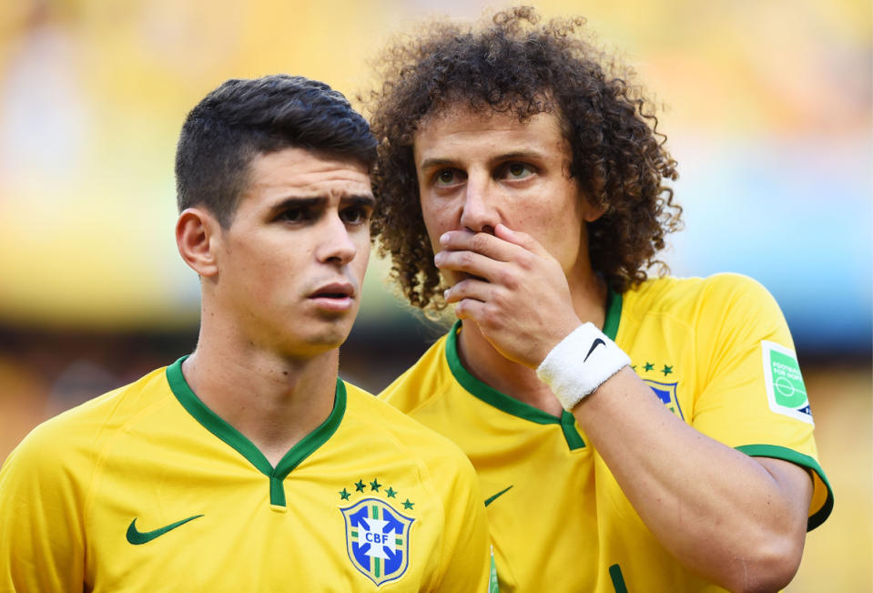 david luiz oscar brazil world cup