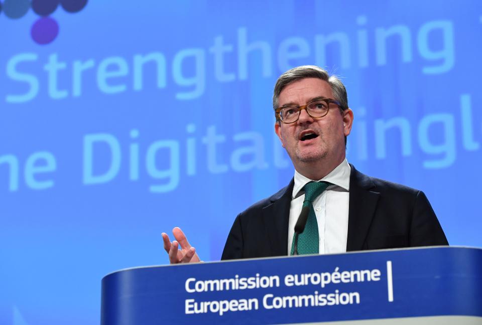UK Commissioner Julian King sets out EU plans to tackle fake news (Getty)