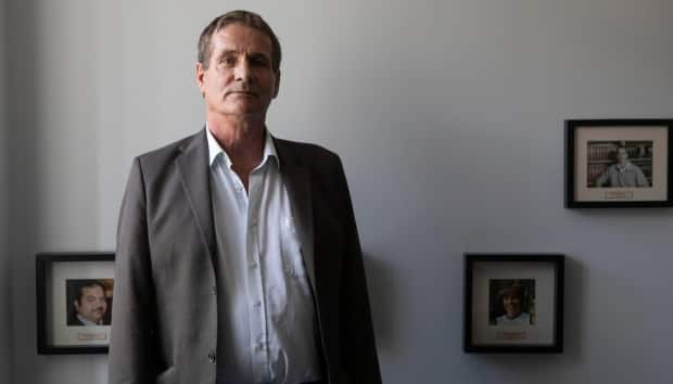 David Milgaard, who spent 23 years in prison after being wrongfully convicted of murder, is photographed after a press conference held by Innocence Canada in Toronto on Wednesday  Oct. 9, 2019.