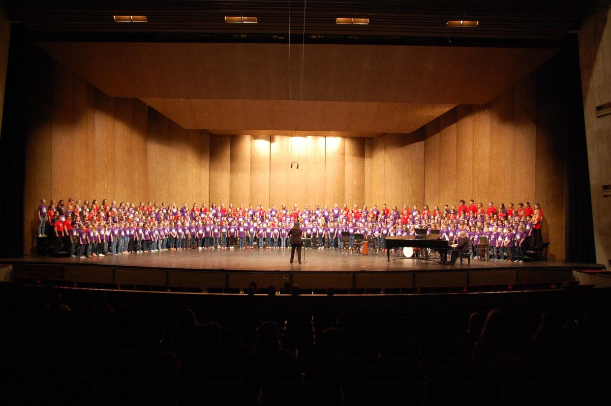 With more than 300 young vocalists from many Iowa towns, the Midwest Children's Choir Festival will be held March 31 at Stephens Auditorium. It will be the first time the biennial festival has been held since 2019, due to the COVID-19 pandemic.
