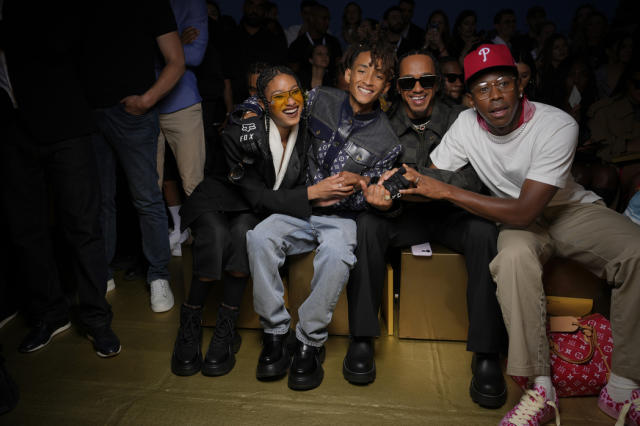 Paris, France. 20/06/2023, Lewis Hamilton attend the Louis Vuitton  Spring/Summer 2024 fashion show during the Paris Fashion Week menswear  spring/summer 2024 on June 20, 2023 in Paris, France. Photo by Jerome  Dominé/ABACAPRESS.COM