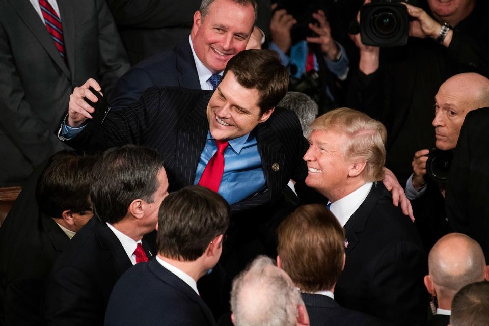 Matt Gaetz is a 35-year-old freshmen Congressman pursuing a risky new gameplan for getting ahead in Washington: Be just like Trump. He's courting controversy, becoming a fixture on FOX, and proving that the only real sin in politics these days is being boring. Has the rookie lawmaker found himself a shortcut to the top—or doomed himself from the start?