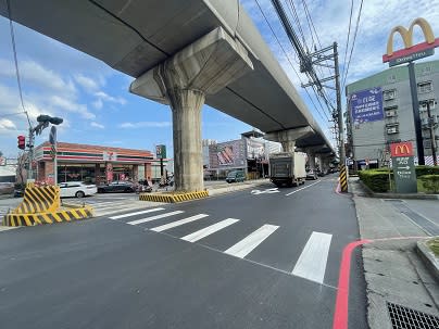 捷運三鶯線鶯桃路現況照。   圖：新北市捷運局提供