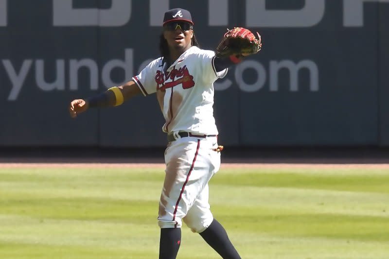 Atlanta Braves outfielder Ronald Acuna Jr. is a contender for National League MVP honors. File Photo by Tami Chappell/UPI